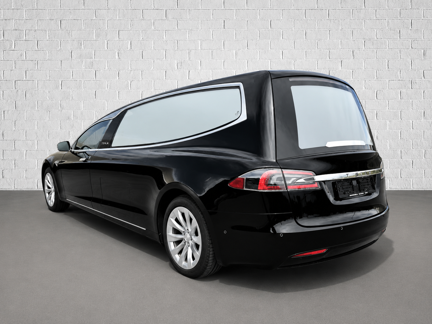 Tesla Model S  Carro Funebre
