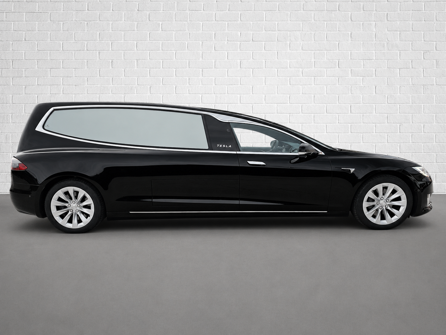 Tesla Model S  Carro Funebre