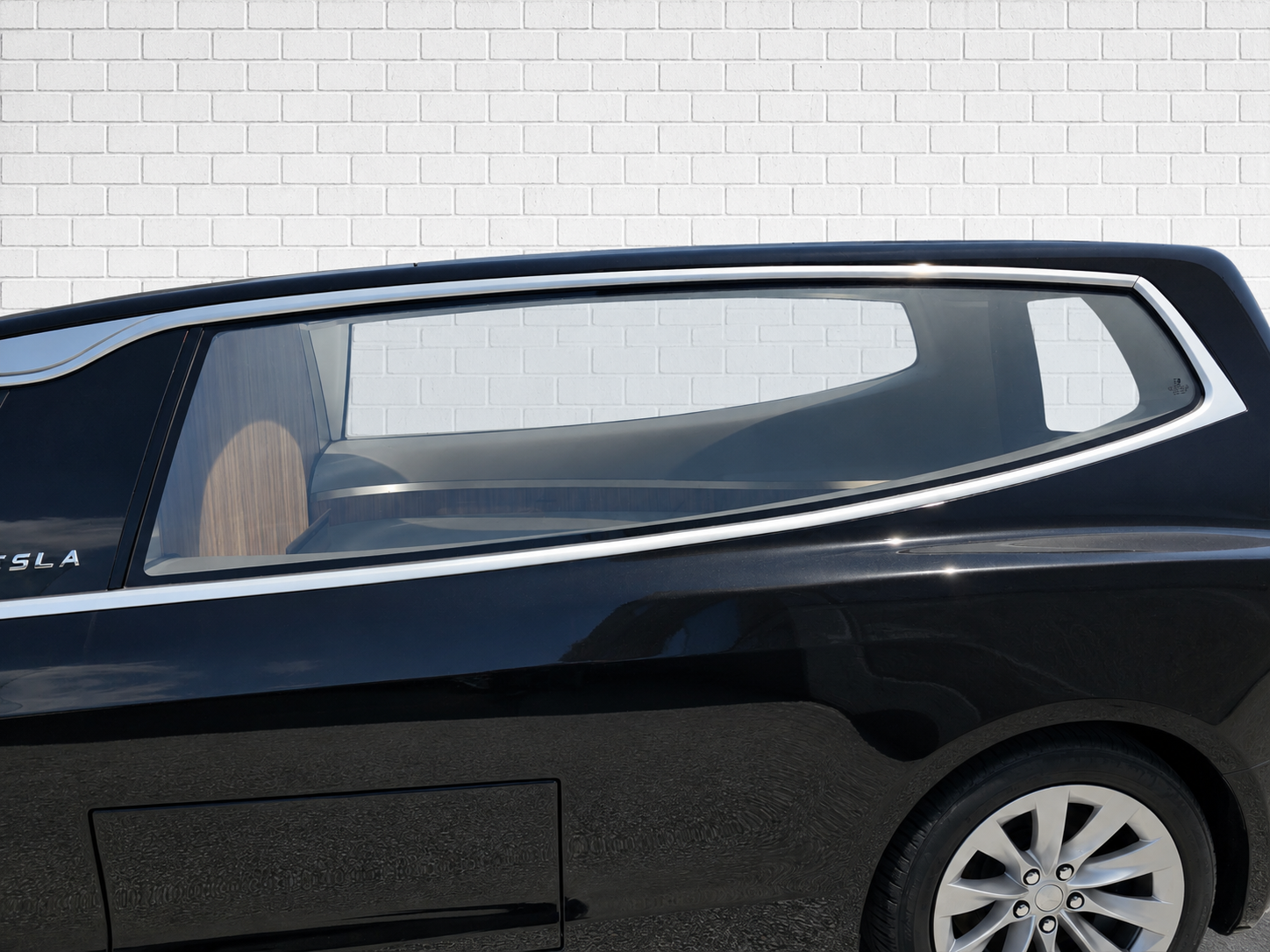 Tesla Model S  Carro Funebre