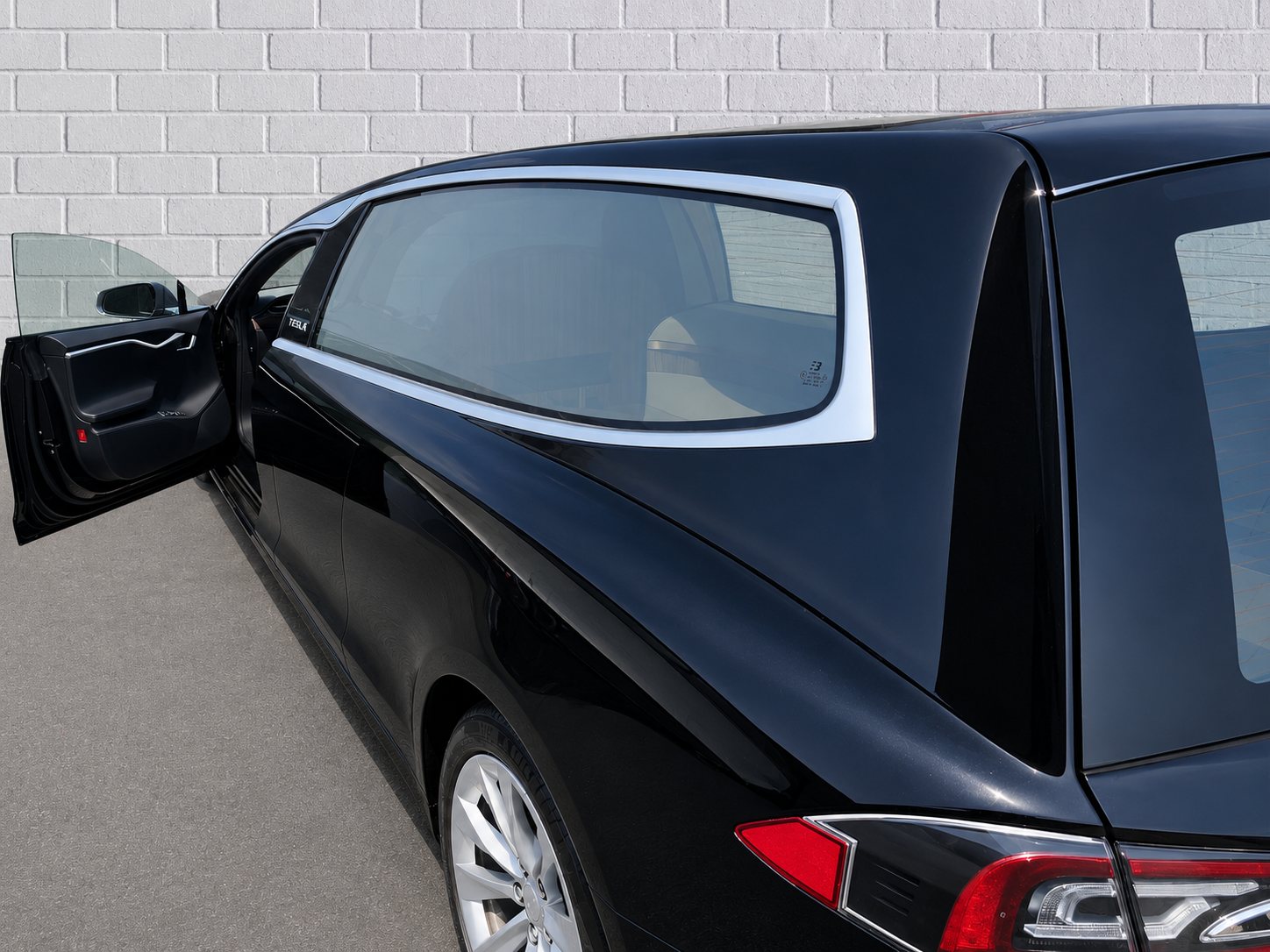 Tesla Model S  Carro Funebre